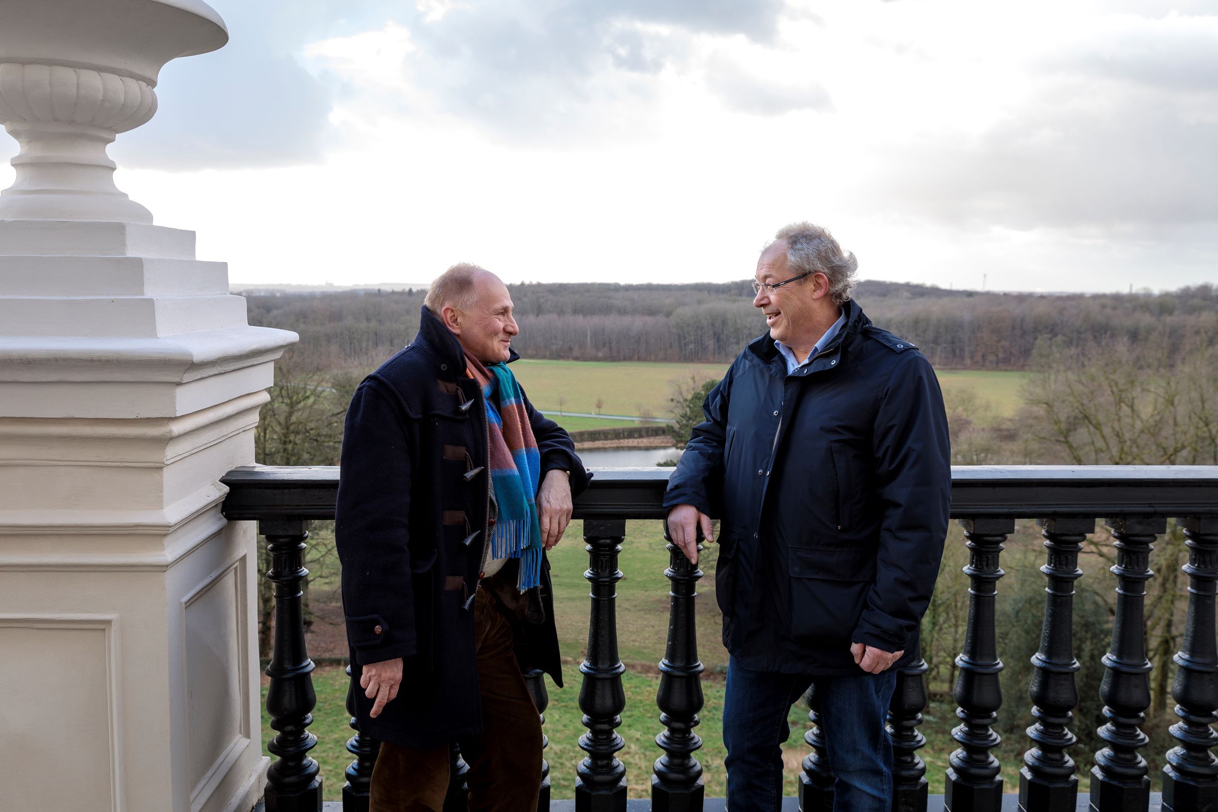 Pater Joachim und Hans Ulrich Nordhaus gestalten das Jubiläumsjahr in Cappenberg