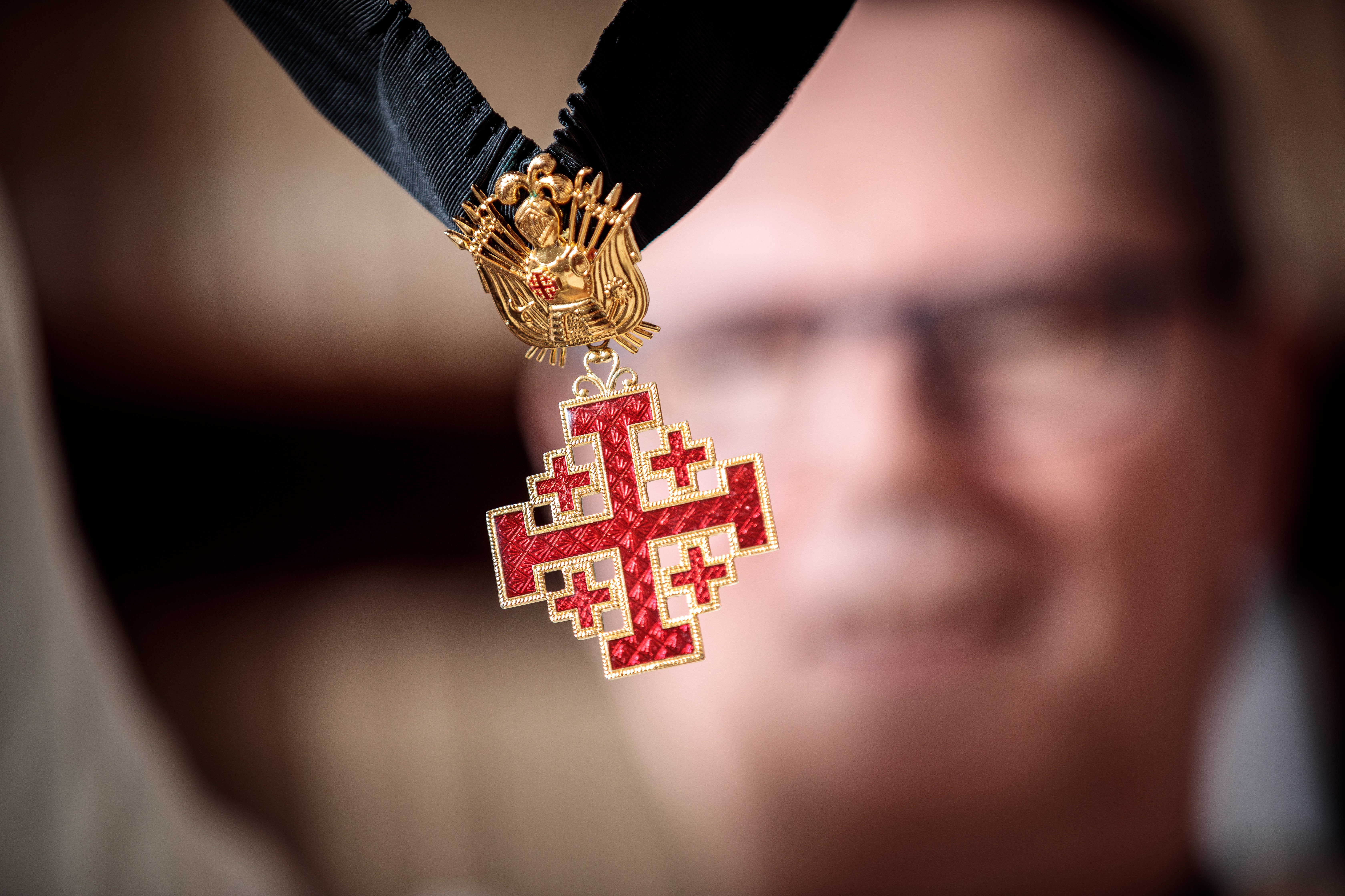 Das Jerusalem-Kreuz ist das Symbol der Grabesritter.