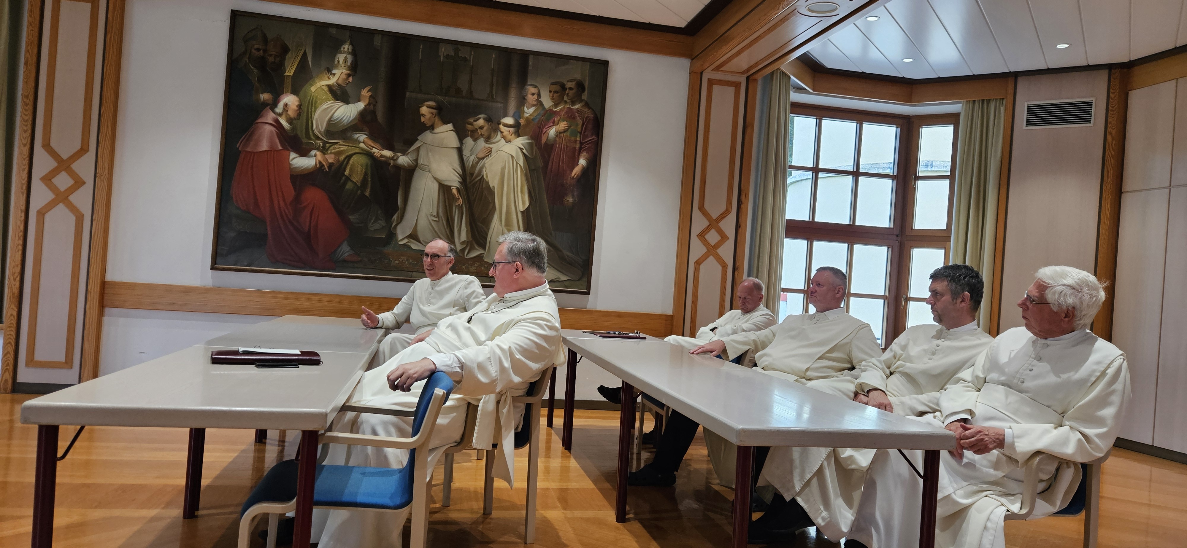 Die Prämonstratenser der Abtei Hamborn kamen im September im Stift Schlägl zusammen. Foto: Pater Tobias Breer