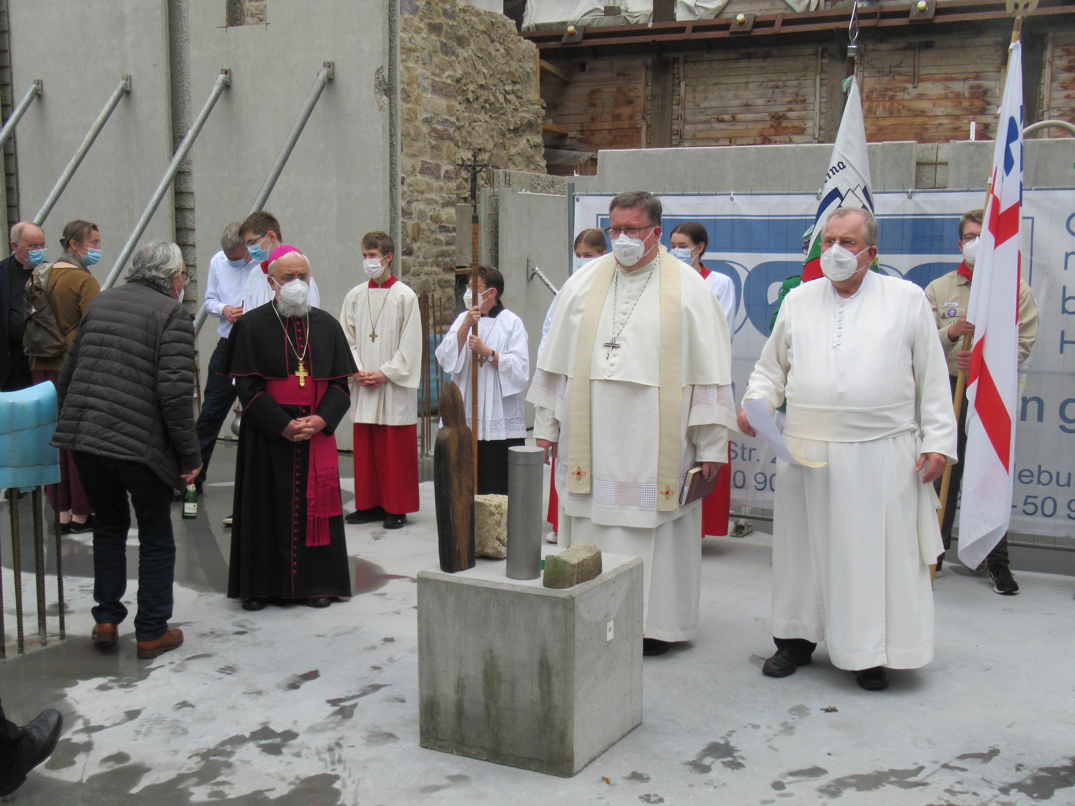 Grundstein für Klosterneubau in Magdeburg gelegt