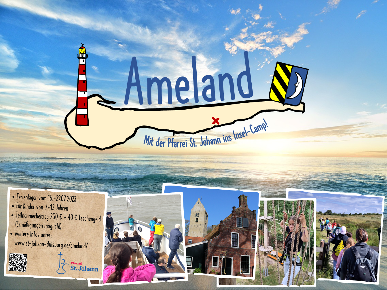 Pfarrei St. Johann organisiert ein Ferienlager auf Ameland